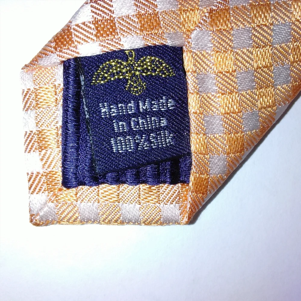 Eagle Shirtmakers Hand Made Silk Neck Tie